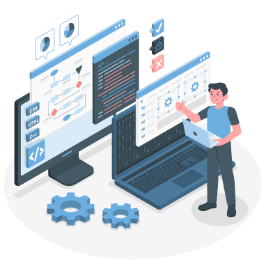 programmer with 3CX colors
